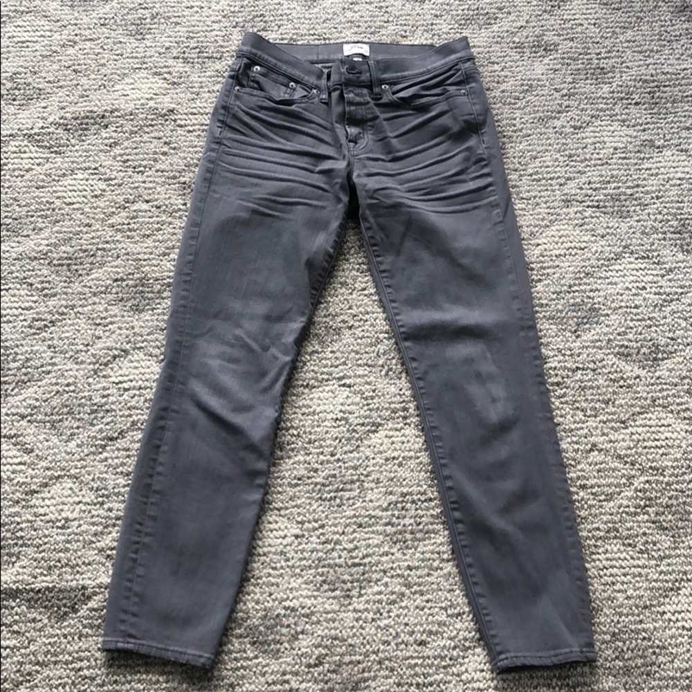 J. Crew Toothpick cropped Jeans.